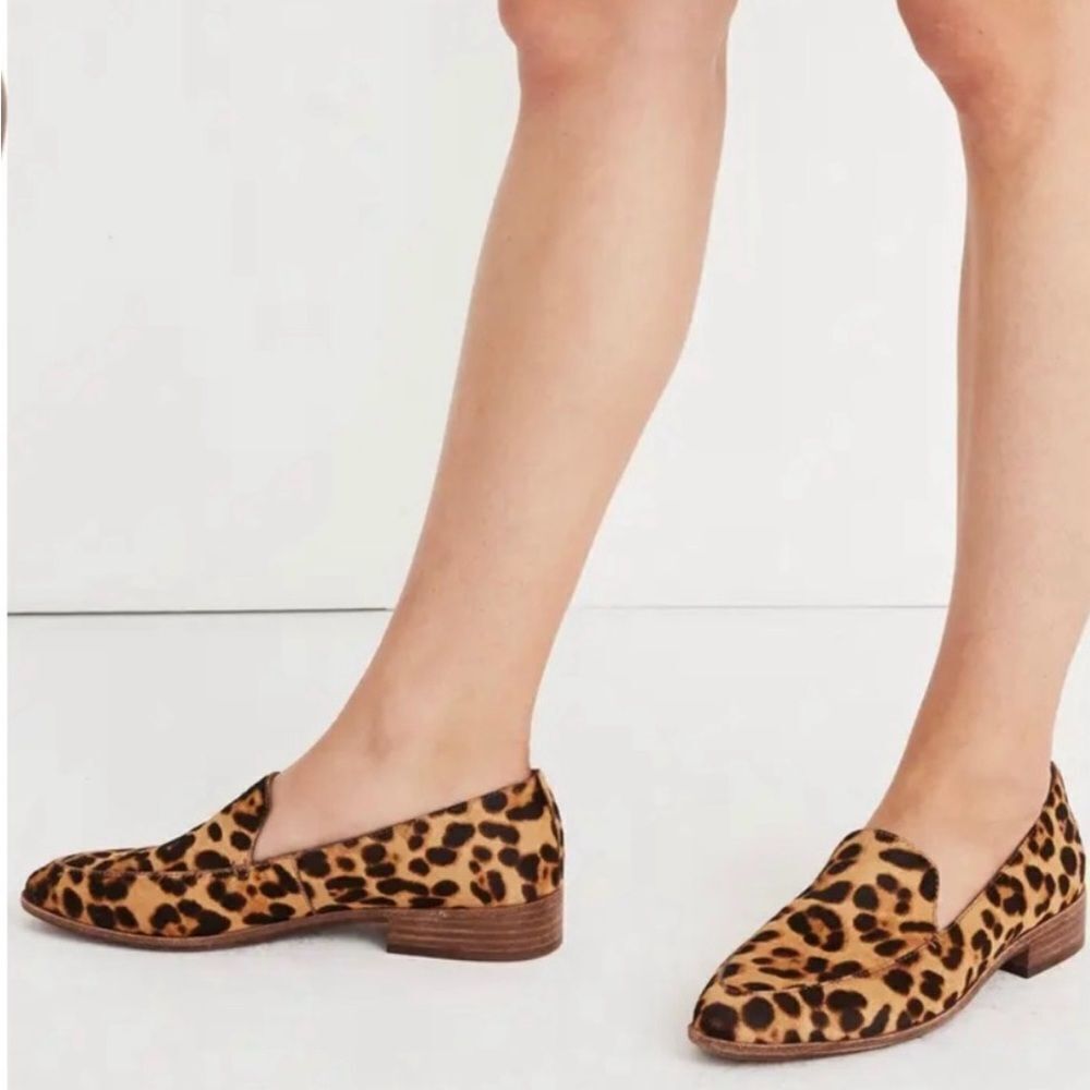 Madewell Frances Leopard Print Loafers